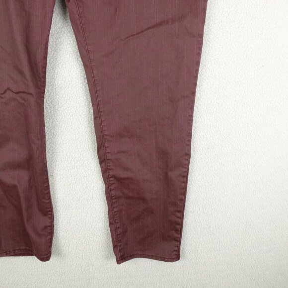 Apple Bottoms Jeans Womens 24 Red Burgundy Straight Stretch Lightweight Denim - Picture 3 of 11